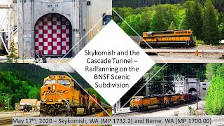 Skykomish and the Cascade Tunnel  Railfanning the Scenic Subdivision [upl. by Kerns]