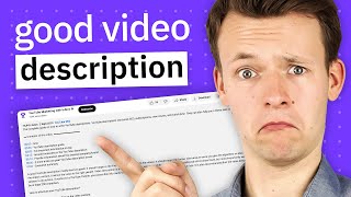 How to Write a YouTube Description Tips and Examples [upl. by Akeihsat819]