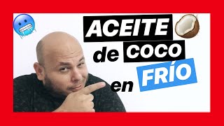 CÓMO HACER ACEITE DE COCO 🥥 En frío PRENSADO [upl. by Anelliw]