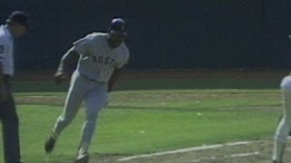 1986 ALCS Gm5 Hendersons series changing homer [upl. by Wyly661]