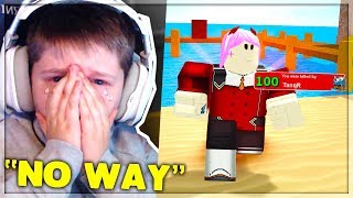 I CHALLENGED A STREAMER TO A 1v1 Roblox Arsenal [upl. by Grier]