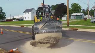 Manhole Cutter  On the Job [upl. by Natalya]