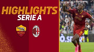 Roma 11 Milan  Serie A Highlights 202223 [upl. by Arrahs]