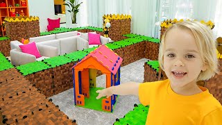 Vlad and Niki Giant Maze Challenge for kids [upl. by Renrag]