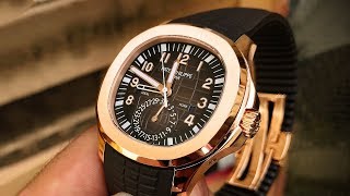 Patek Philippe Aquanaut 5164R  Luxury Watch Review [upl. by Wooster]