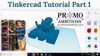 Tinkercad Tutorial Part 1  Interface and Movement [upl. by Yelwar]