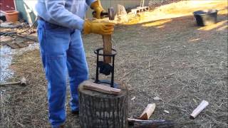 Kindling Cracker Firewood Kindling Splitter Review [upl. by Notxed]