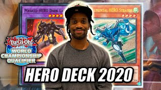 YuGiOh TOP REGIONAL HERO DECK PROFILE GOING FIRST HERO TURBO JANUARY 2020 BANLIST [upl. by Ibbison87]