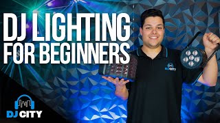 A Beginners Guide to DJ Lighting  EVERYTHING You Need to Know [upl. by Ahsinom530]