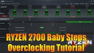 Ryzen 7 2700 4025Ghz Overclocking Tutorial with Ryzen Master Software [upl. by Cock]