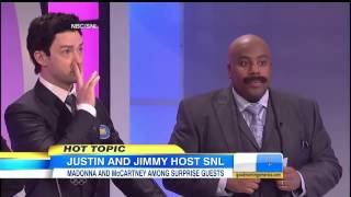 News Today  Justin Timberlake Jimmy Fallon Score Big on Saturday Night Live [upl. by Lanie]