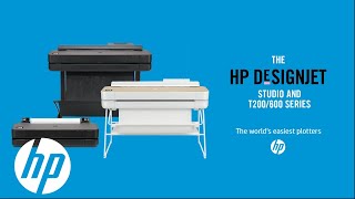 HP DesignJet Studio amp T200T600 World’s Easiest Plotters  Designjet Large Format Printers  HP [upl. by Immas]