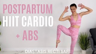 15 Minute Postpartum Workout  Cardio  Pilates Abs  Diastasis Recti Safe [upl. by Willette669]