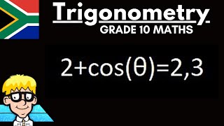 Trig Equations Grade 10 [upl. by Tapes]