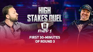 High Stakes Duel II  Round 3  Phil Hellmuth vs Daniel Negreanu [upl. by Drusy]