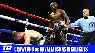 Terence Crawford Retains Belt With Vicious 9th RD Knockout  Full Fight Highlights [upl. by Ailegna]