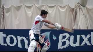 Alastair Cook batting masterclass  How to play the cut shot [upl. by Rusty]