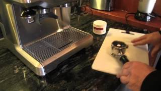 How to Clean the Breville Espresso Coffee Maker [upl. by Harriett]