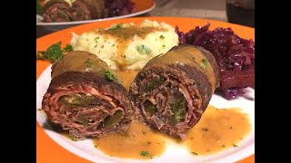 Beef Rouladen Recipe • A Popular German Dish  Episode 478 [upl. by Enila]