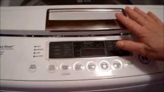 LG Smart Drum Washer w Inverter Direct Drive Demonstration [upl. by Esinrahc]