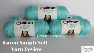 Caron Simply Soft Yarn Review [upl. by Enelime767]