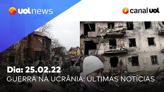 Guerra na Ucrânia Vídeos do conflito últimas notícias análises e mais  UOL News 2502 [upl. by Cooper]