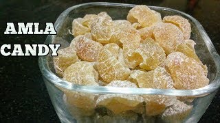 Amla Candy RecipeSweet Amla CandyDried Amla CandyIndian Gooseberry candySugar Amla CandyHindi [upl. by Einneb]