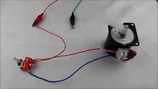 60KTYZ Synchronous Motor Wire Connection [upl. by Iain]