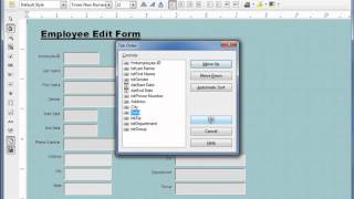 LibreOffice Base 08 Add Delete Fields and Tab Order [upl. by Marceau992]