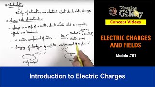 Class 12 Physics  Electrostatics  1 Electric Field amp Charges  For JEE amp NEET [upl. by Anirrak215]