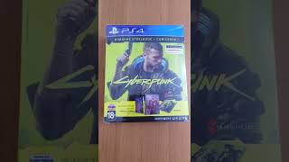 Collector Cyberpunk 2077 PS4  Unboxing [upl. by Josler]