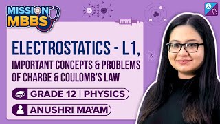 Concept of Electric Charge amp Coulombs Law Class 12 Physics  Electrostatics L1  NEET 2023 Exam [upl. by Elison]