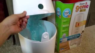 Playtex Diaper Genie Review amp Demonstration [upl. by Ardien]