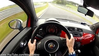 My Abarth 500 FAST Nurburgring Lap  855 BTG [upl. by Aciria641]