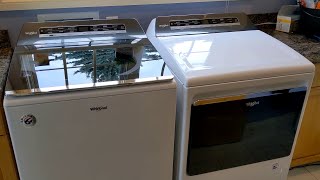 Review Whirlpool 47cu ft HighEfficiency TopLoad Washer with Pretreat Station amp Dryer [upl. by Laidlaw175]