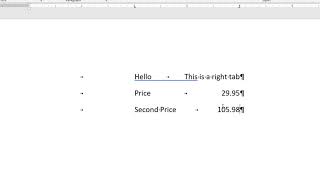 Understanding Tabs in Microsoft Word [upl. by Nofpets]
