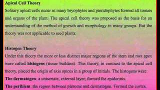 Meristematic tissues [upl. by Moseley]