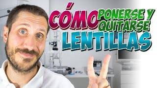 🔆 Cómo ponerte y quitarte las LENTES DE CONTACTO sin problema [upl. by Rennob105]