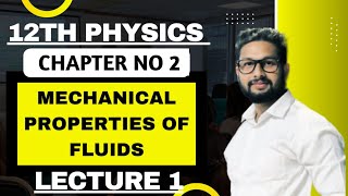 12th Physics  Chapter 2  Mechanical Properties of Fluids  Lecture 1  JR Tutorials [upl. by Trevorr87]