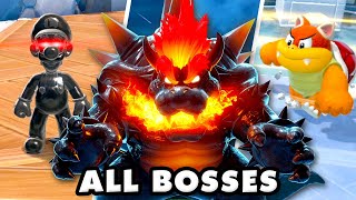 Bowsers Fury  All Bosses Gameplay [upl. by Magdaia]