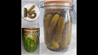 Comment faire des cornichons 100 maison [upl. by Cirala]