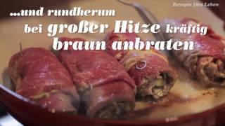 Leckeres Rezept für klassische Rinderroulade [upl. by Dolli]