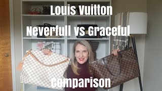 LOUIS VUITTON NEVERFULL VS GRACEFUL  How do they compare [upl. by Armillia]