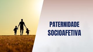 Paternidade socioafetiva [upl. by Amlet]