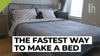 4 Hacks for Making Your Bed Faster  Lifehacker [upl. by Sedda835]