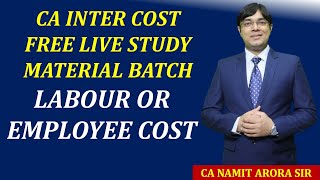 FREE ICAI STUDY MATERIAL LABOUR OR EMPLOYEE COST [upl. by Down931]