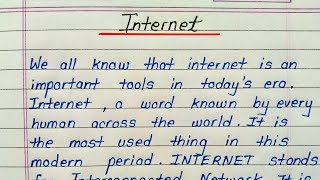 Internet essay writing in english [upl. by Asiil362]