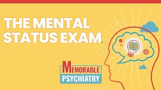 Mental Status Exam Mnemonics Memorable Psychiatry Lecture [upl. by Erdnad]