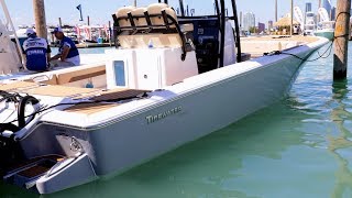 TIDEWATER BOATS  Carolina Bay 2700  Walkthrough at MIBS [upl. by Rao642]