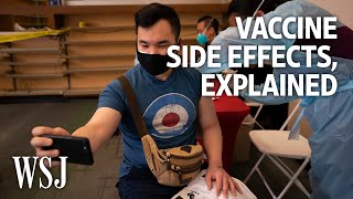 Vaccine Side Effects What to Expect After Your Covid19 Shot  WSJ [upl. by Snowman987]